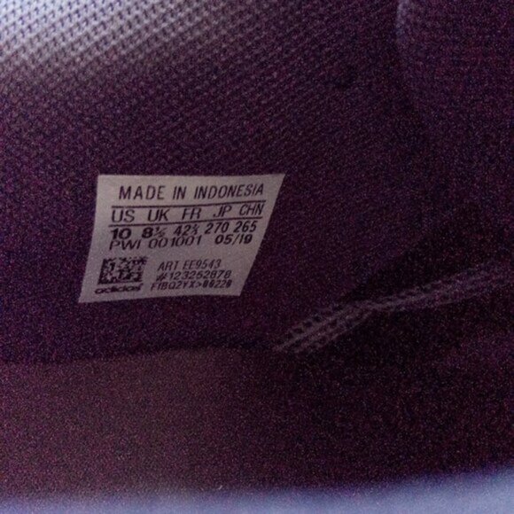 Adidas Questar Flow Pinstripe Pattern Women's Running Shoe Size US 10 - Picture 10 of 10